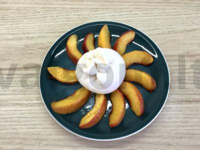 Nektarino salotas su burata Žingsnis 3