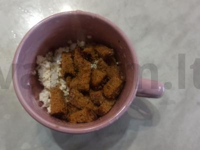 Obuolių žiedai su įdaru Žingsnis 2