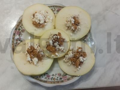 Obuolių žiedai su įdaru Žingsnis 3