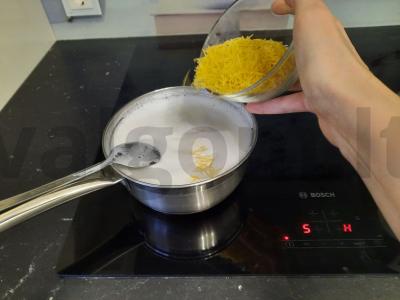 Pienas sriuba Žingsnis 2