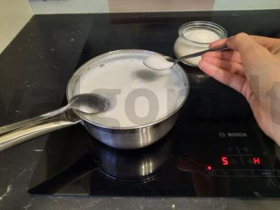 Pienas sriuba Žingsnis 3