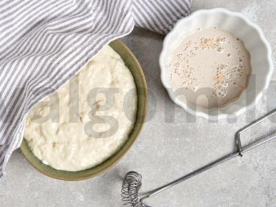 Vegetariški obuolių blynai Žingsnis 1