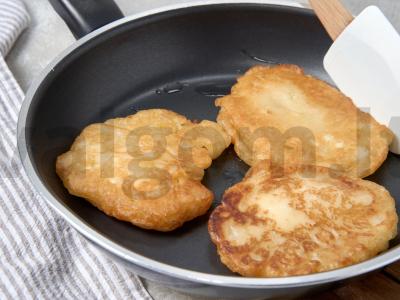 Vegetariški obuolių blynai Žingsnis 2