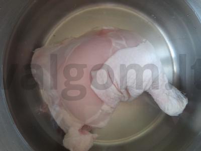 Tirštas kopūstų sriuba Žingsnis 1