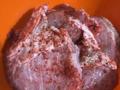 Mėsa po sūriu Žingsnis 1