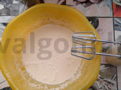 Ažūriniai blynai pusryčiams Žingsnis 2