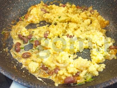 Pšenių košė su svogūnais ir raudonaisiais pupelėmis Žingsnis 5