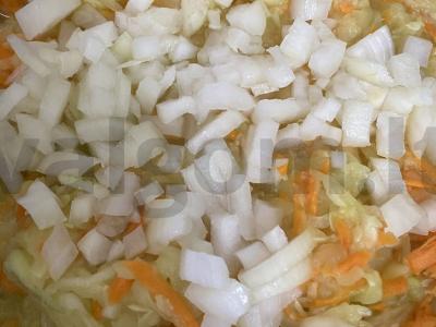 Cukinijų ikra keptuvėje Žingsnis 6