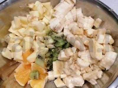 Vaisių salotos su jogurto padažu Žingsnis 3