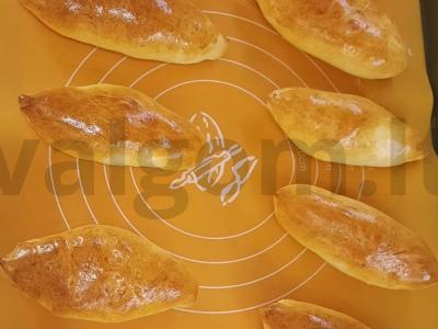 Minkšti pyragėliai su ryžiais ir kiaušiniu orkaitėje Žingsnis 8