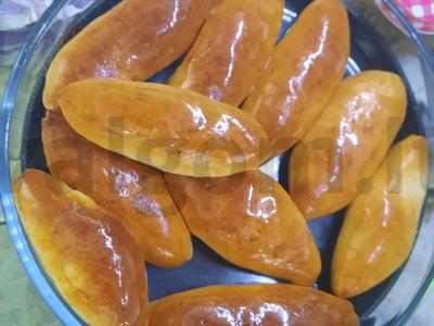 Minkšti pyragėliai su ryžiais ir kiaušiniu orkaitėje pagrindine nuotrauka