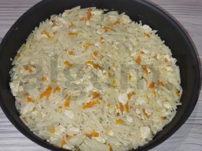 Makaronų ir vištienos filė apkepas Žingsnis 4