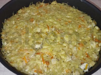 Makaronų ir vištienos filė apkepas Žingsnis 5