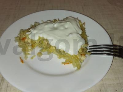 Makaronų ir vištienos filė apkepas pagrindine nuotrauka