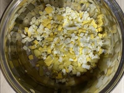 Okroška su svogūnais ant kvašo Žingsnis 2