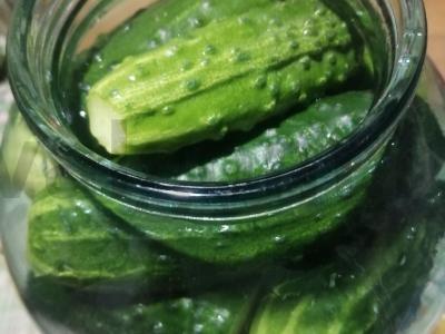 Sūdyti agurkai su česnaku ir krapais žiemai Žingsnis 3