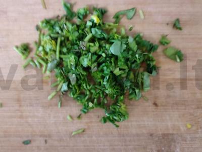 Avižų blynas „Pica sveikatai“ Žingsnis 4