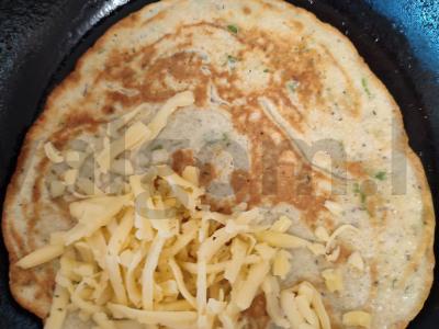 Avižų blynas „Pica sveikatai“ Žingsnis 8