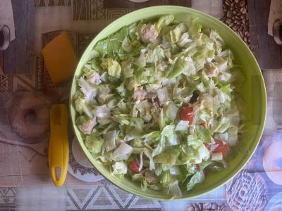 Salotas „Karakul“ su kalakutiena Žingsnis 9