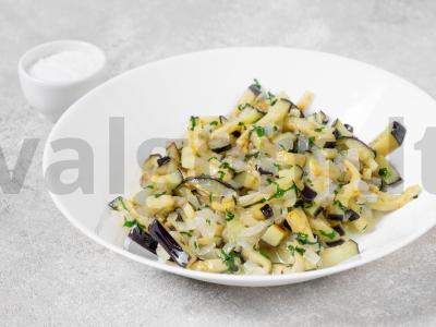 Baklažanai su vištienos filė orkaitėje Žingsnis 1