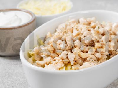 Baklažanai su vištienos filė orkaitėje Žingsnis 3