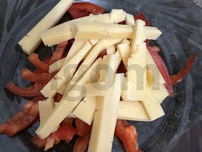 Salotas „Raudona širdis“ Žingsnis 2