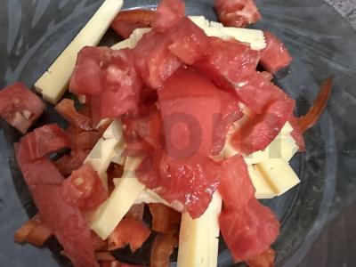 Salotas „Raudona širdis“ Žingsnis 3