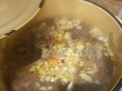 Skaniausias boršas Žingsnis 1