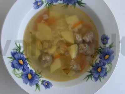 Vermicelli sriuba su dešrelėmis Žingsnis 8