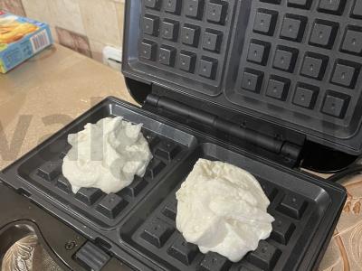 Vieniški vafliai PP pusryčiams Žingsnis 3