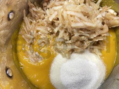 Kvapni apkepas su moliūgu ir obuoliais Žingsnis 2