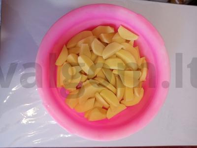 Kaimiški bulvės su čili pipirais ir prieskoniais Žingsnis 1