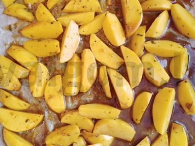 Kaimiški bulvės su čili pipirais ir prieskoniais Žingsnis 3