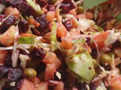 Vitaminų vinigretas su baltu maltu pipiru Žingsnis 5