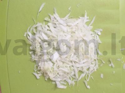 Pekino kopūstų salotas „Kaleidoskopas“ Žingsnis 1