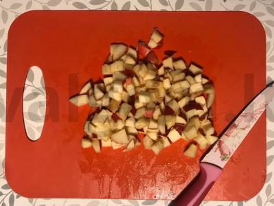 Varškė su vaisiais Žingsnis 2