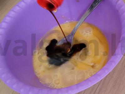 Avižų blynas su sojų padažu Žingsnis 1