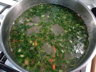 Daržovių sriuba su vištienos šlaunelėmis Žingsnis 5