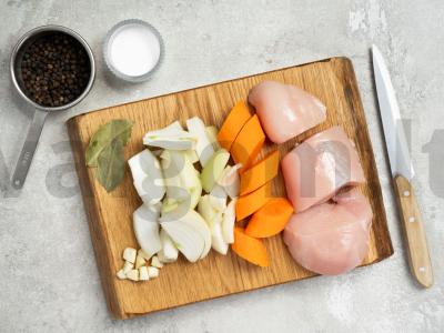 Virta kalakutienos filė Žingsnis 1