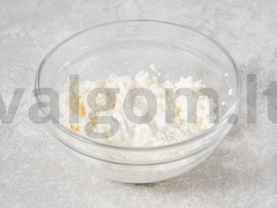 Sūrio pyragėliai pagal GOST Žingsnis 14