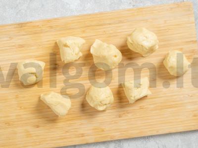 Sūrio pyragėliai pagal GOST Žingsnis 16