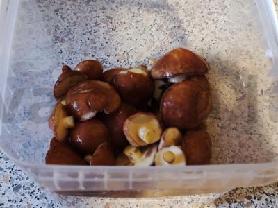 Marinuoti sviestiniai grybai pagal močiutės receptą Žingsnis 1