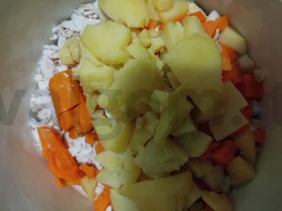 Olivje su vištiena Žingsnis 5