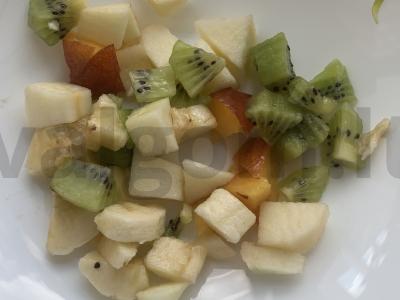 Vaisių sriuba su mangų sultimis Žingsnis 4