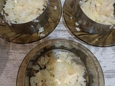 Greitas salotas su grybais ir vištiena Žingsnis 5