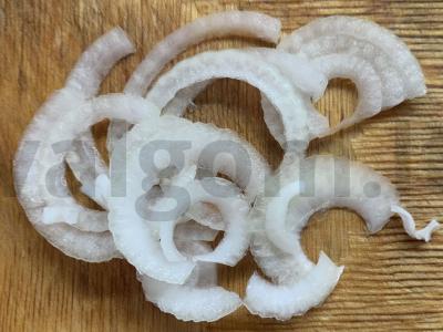 Salotas su kiaulienos faršu ir keptais bulvėmis Žingsnis 7