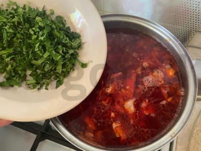 Kaimiškas barštis „Bordo“ Žingsnis 11