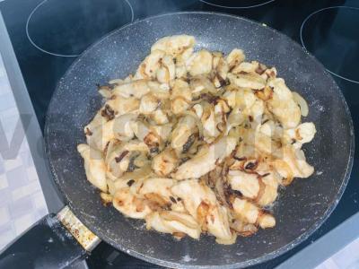 Vištienos filė Stroganov Žingsnis 3