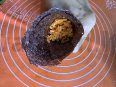 Saldūs suši su persiku ir kondensuotu pienu Žingsnis 5