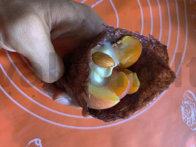 Saldūs suši su persiku ir kondensuotu pienu Žingsnis 7